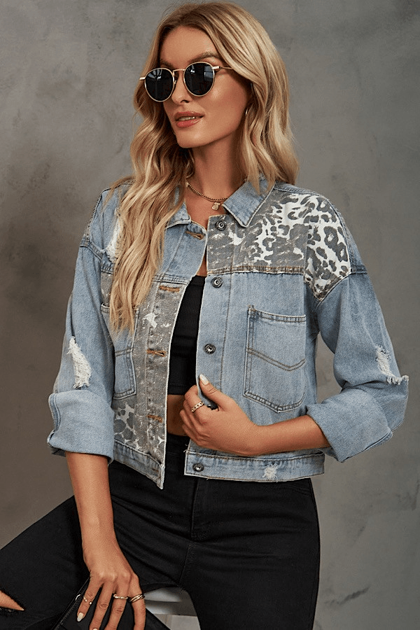 Wild Side Denim Jacket - Lady Dorothy Boutique