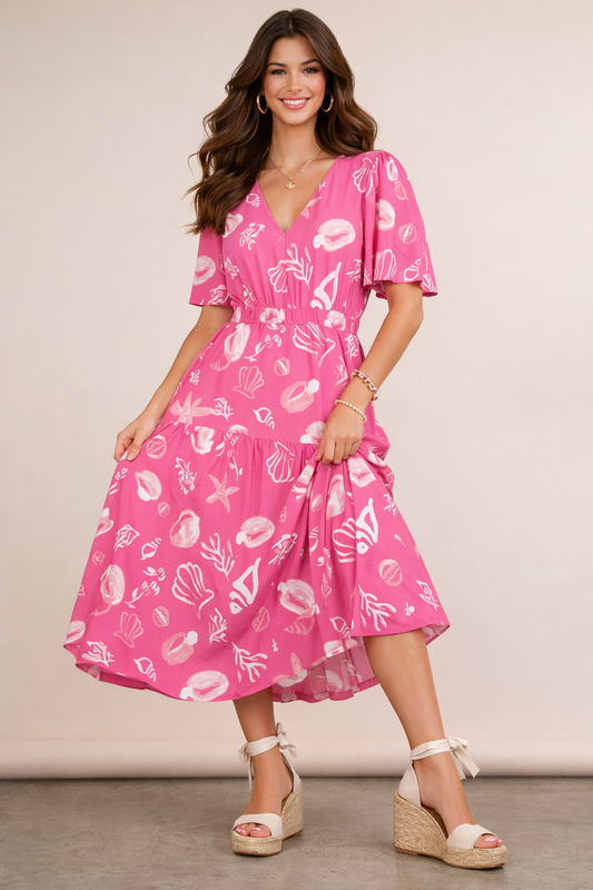 Coastal Malibu Midi Dress