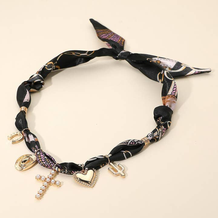 Scarf Charm Necklace