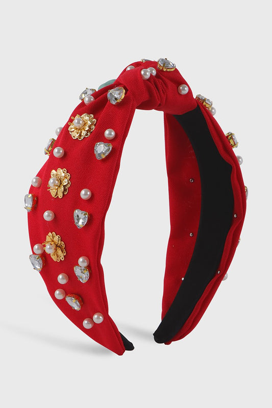Rhinestones & Pearls Headband