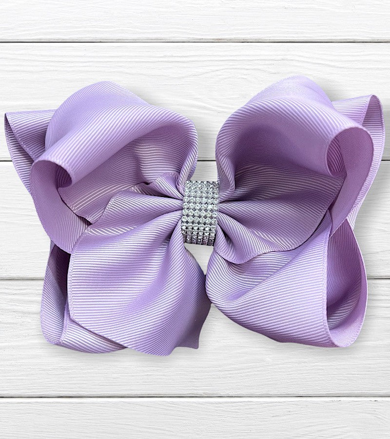 Rhinestone Bow Hair Clip