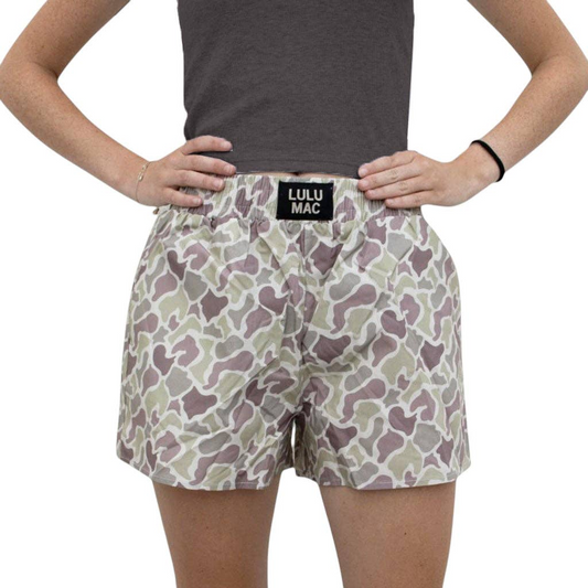 Lulu Green Camo Shorts