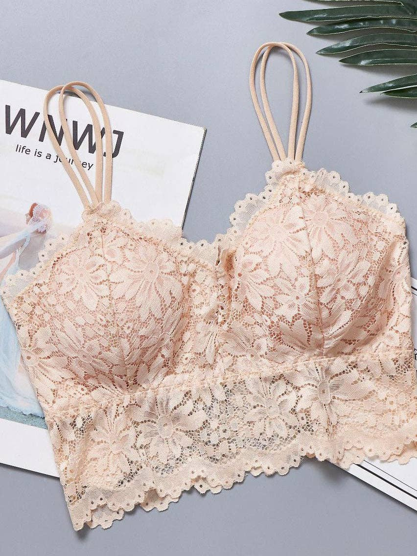 Lace Double Strap Bralette