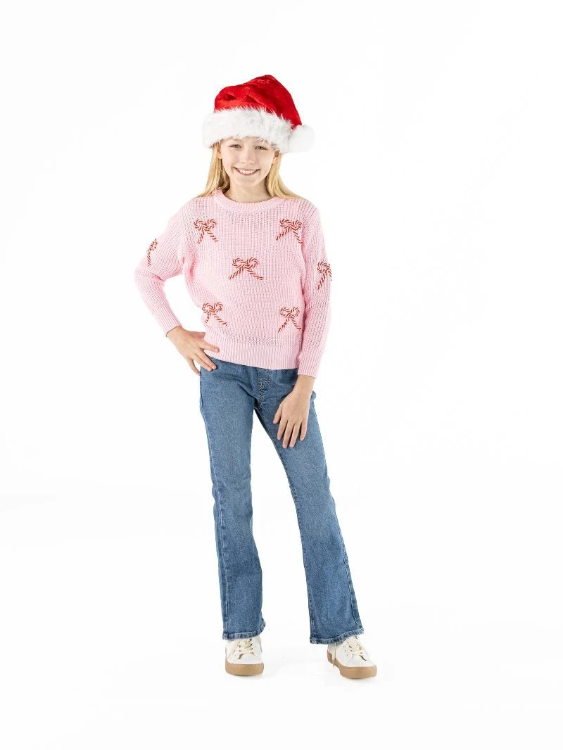 Candy Cane Rope Sweater