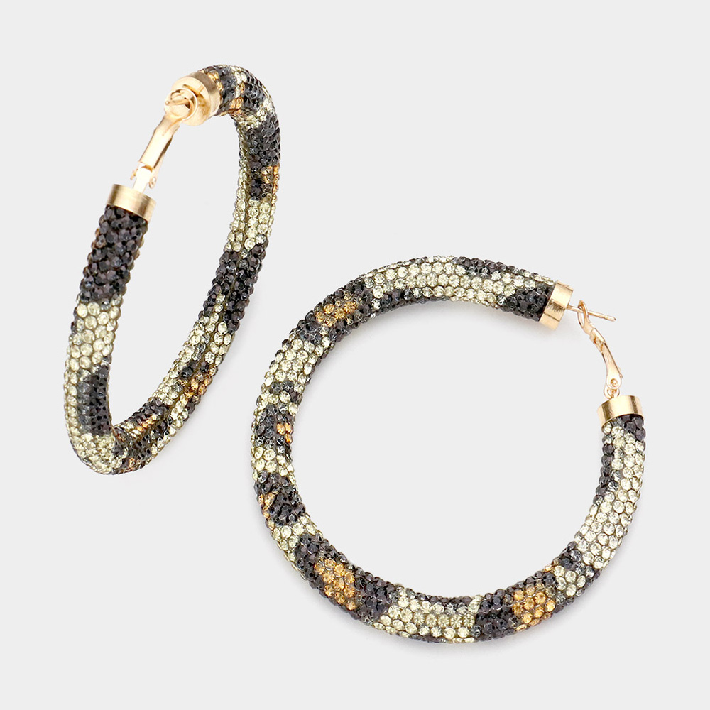 Rhinestone Hoops