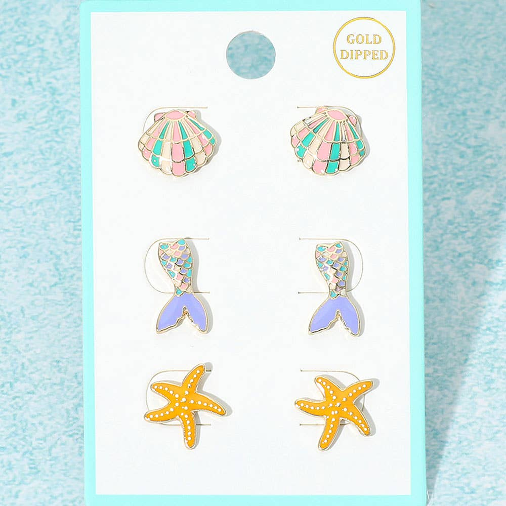 Nauti Enamel Studs