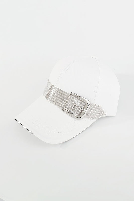 Rhinestone Belt Baseball Cap