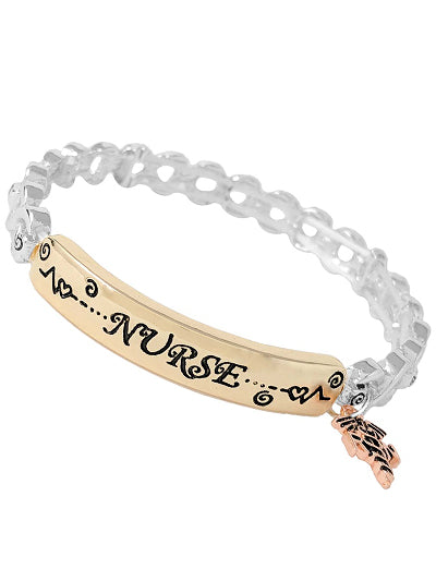 Nurse Chain Stretch Bracelet