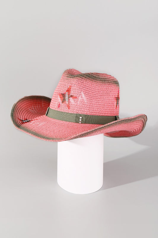 Star Pink Cowboy Hat