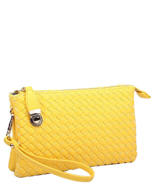 Woven Clutch Crossbody