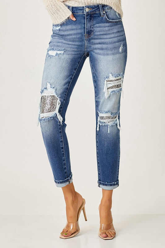 Distressed But Classy Jeans