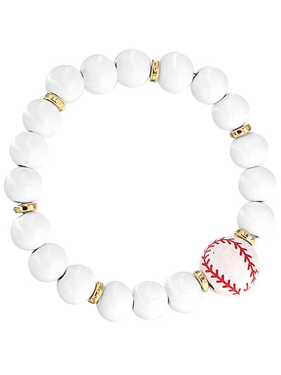 Baseball Stretch Bracelet