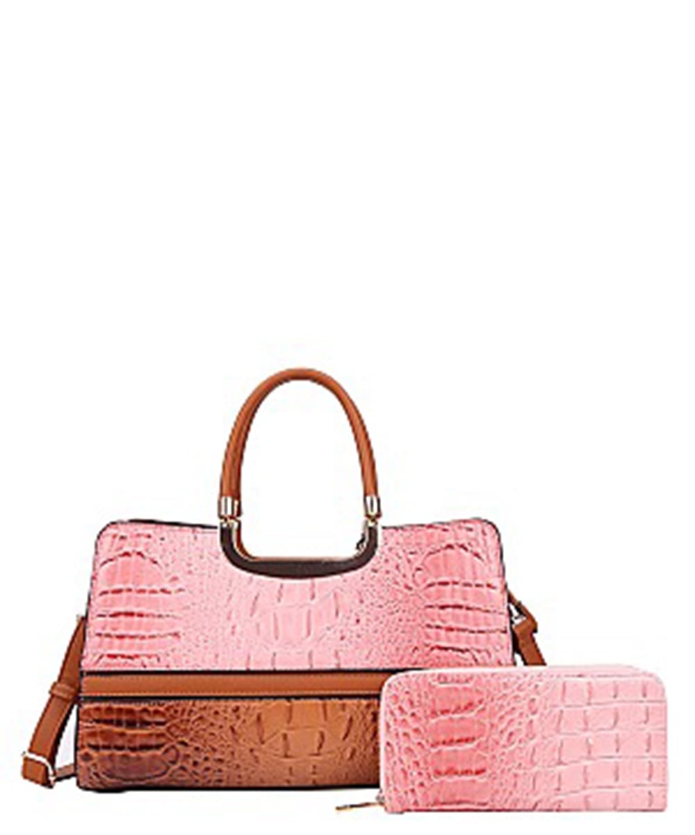 Croco Satchel