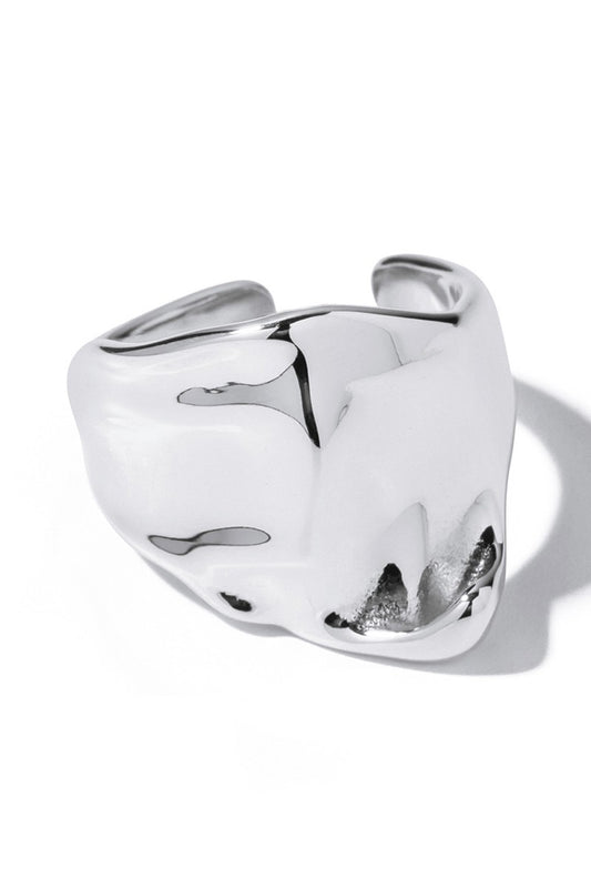 Stainless Steel Abstract Ring