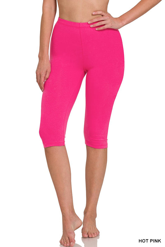 Cotton Capri Leggings