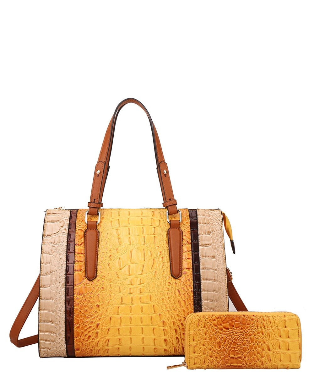 Alligator Croc Satchel