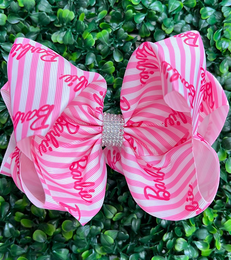 Rhinestone Bow Hair Clip