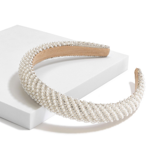 Pearls & Rhinestones Headband
