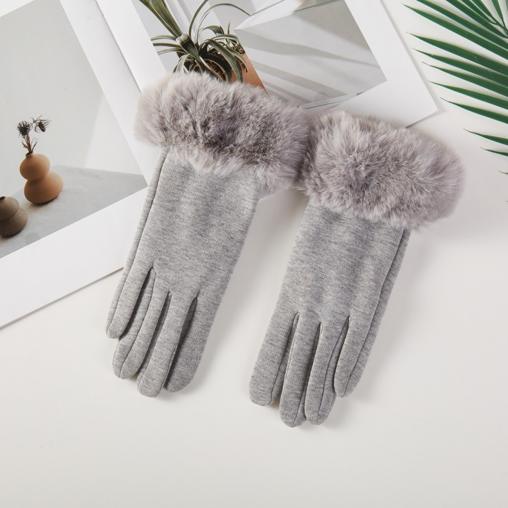 Fur Cuff Gloves