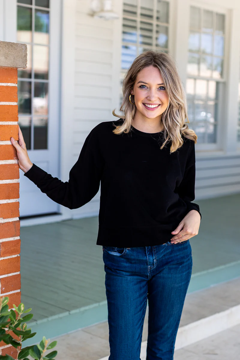 Striking Crop Sweatshirt