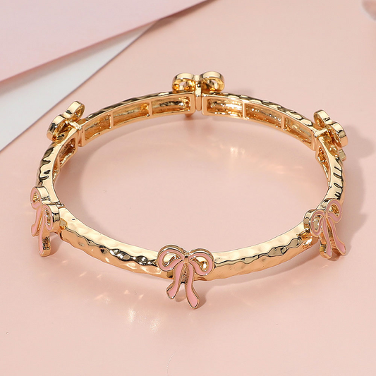 Bow Bar Stretch Bracelet