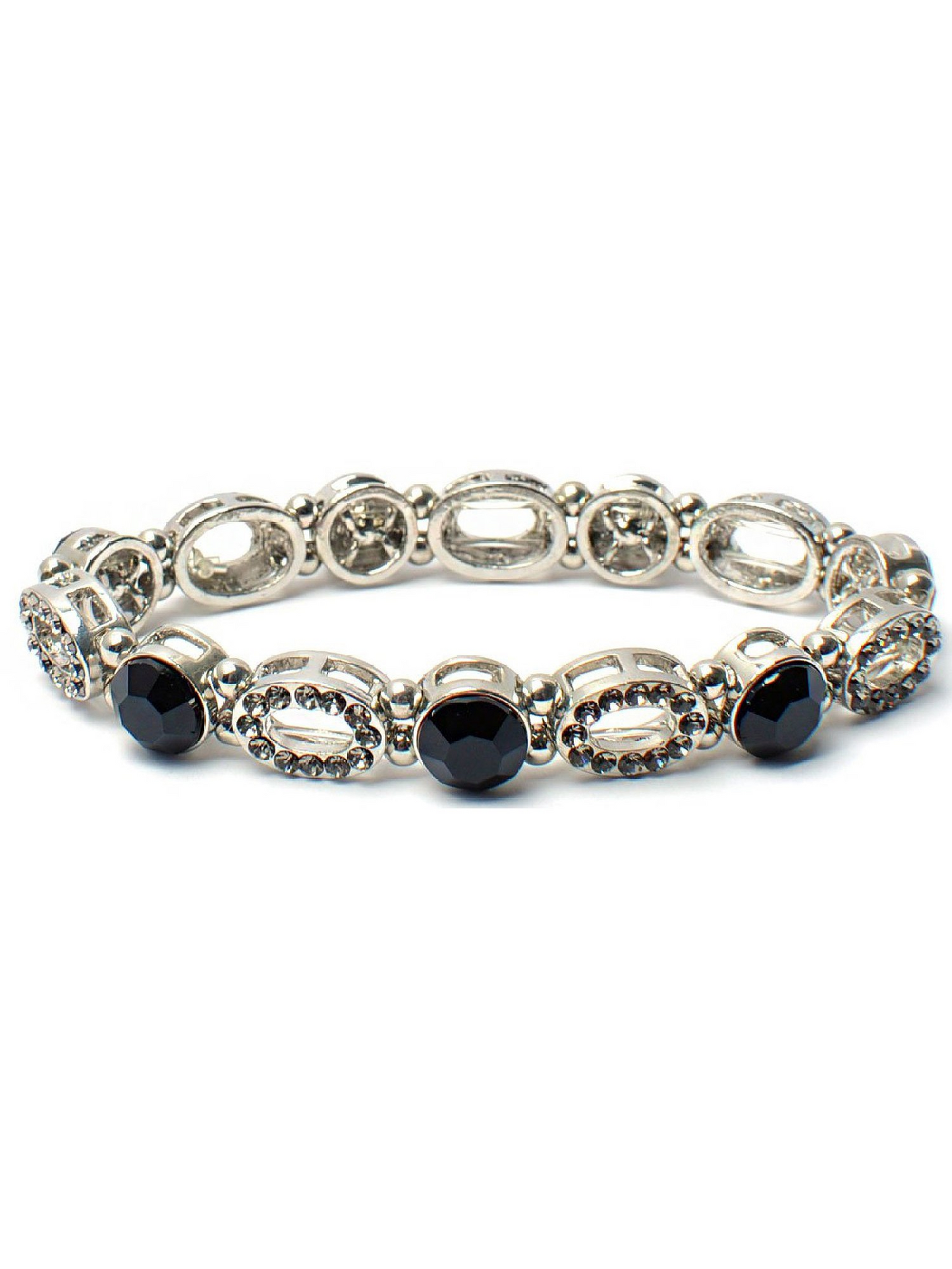 Crystal Rhinestone Stretch Bracelet