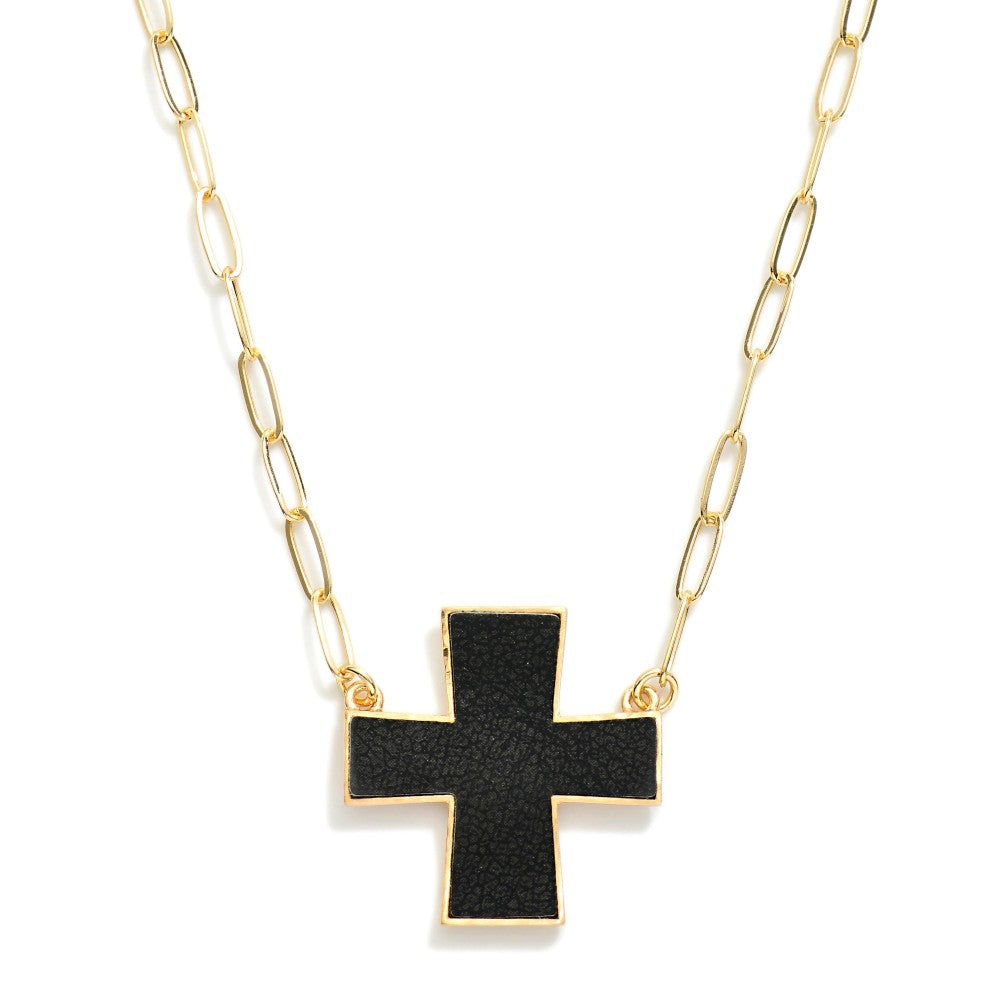 Leather Cross Pendant Collection