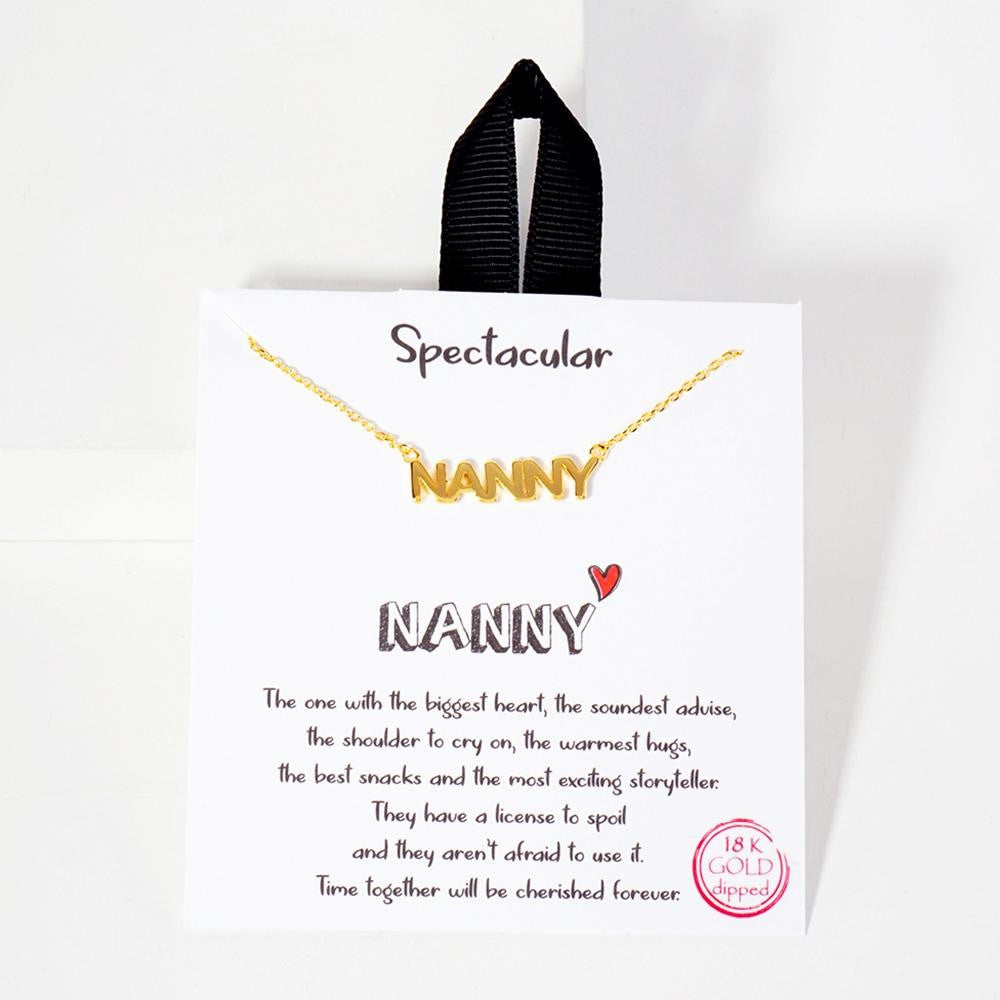 Nanny Sentiment Necklace