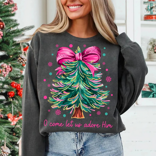 Let Us Adore Him Sweatshirt