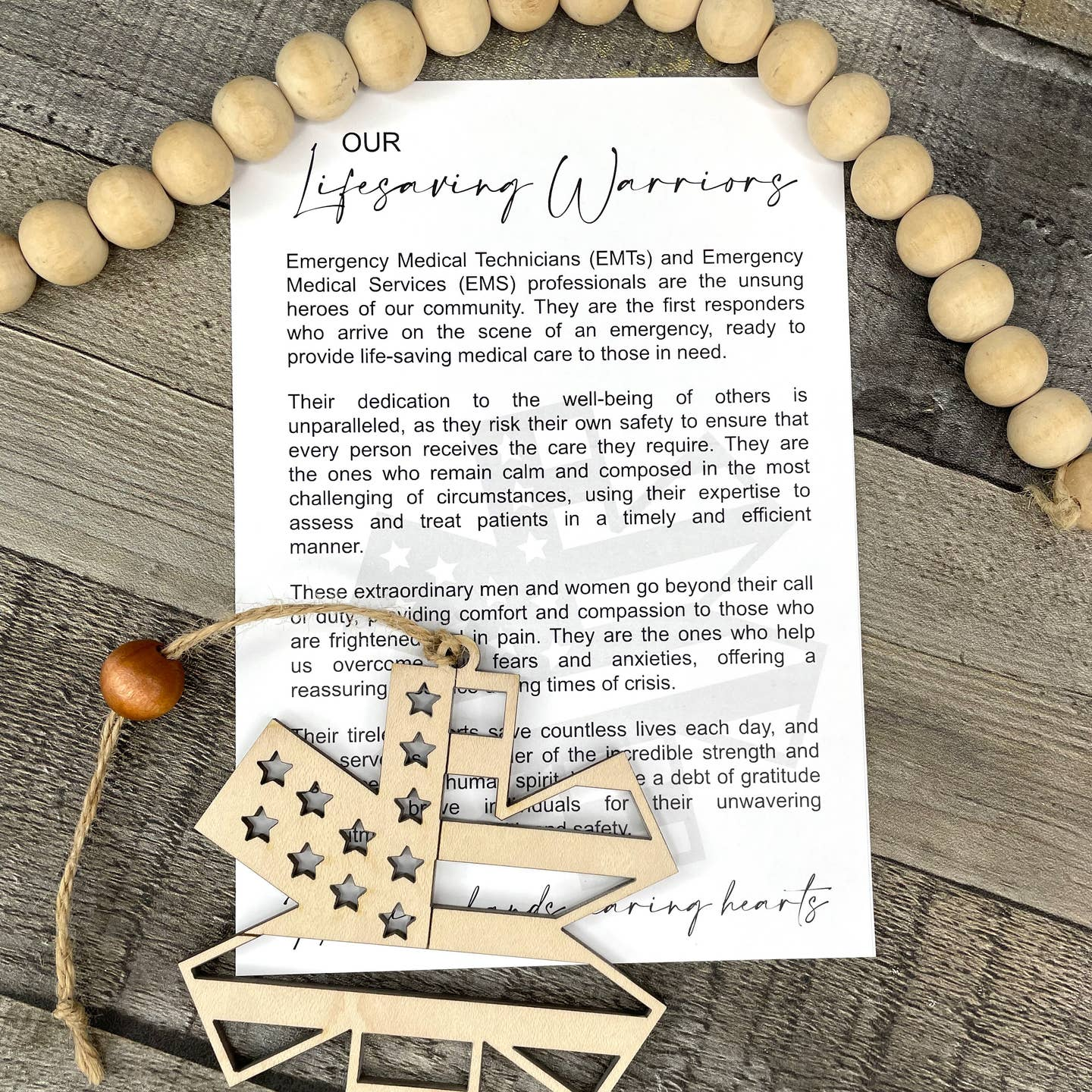 Lifesaving Warriors Ornament