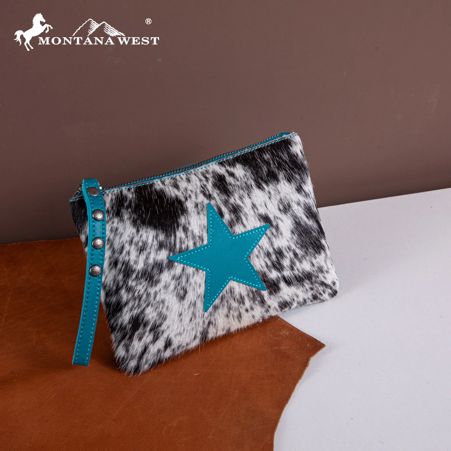 Montana West Leather Wristlet