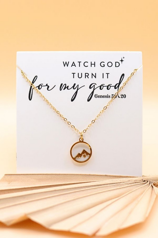 Watch God Mountain Necklace