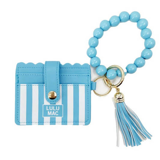 Lulu Beaded ID Wristlet