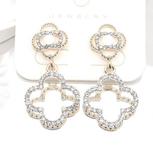 Double Clover Earrings