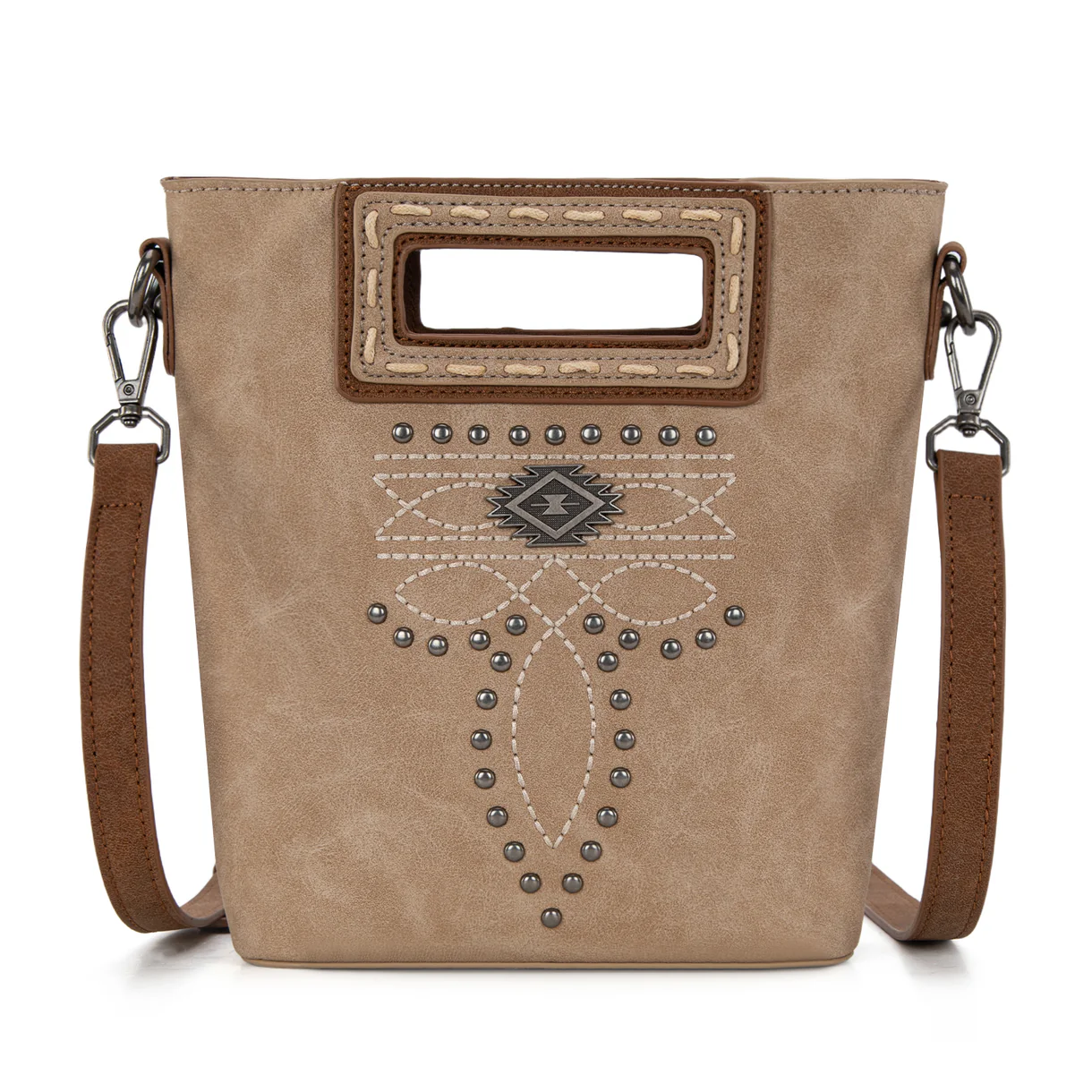 Cut Out Top Handle Crossbody