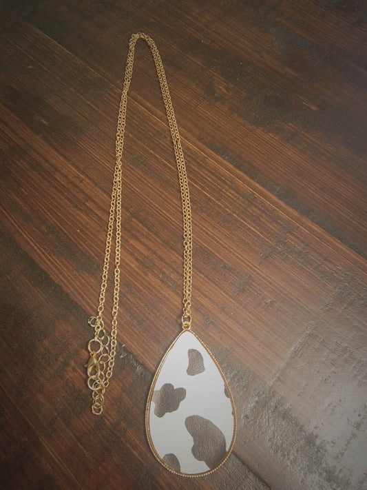 Cow Pendant Necklace