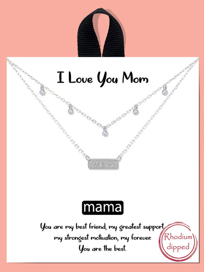 Mama Bar 2 Strand Necklace