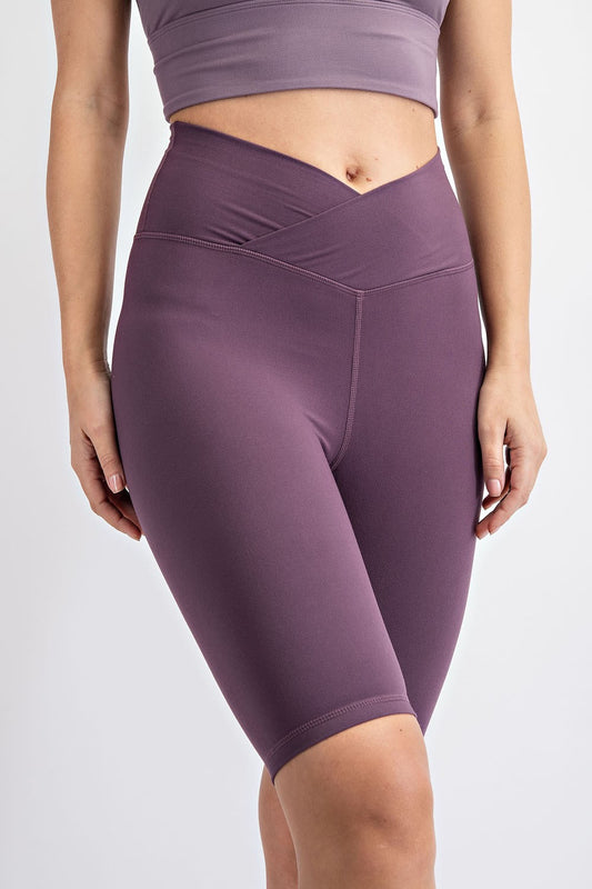 V Waist Beauty Biker Shorts