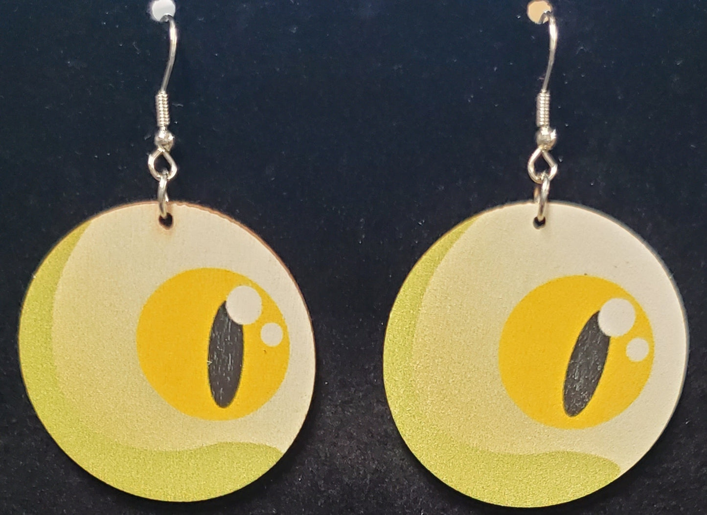 Wooden Halloween Earrings