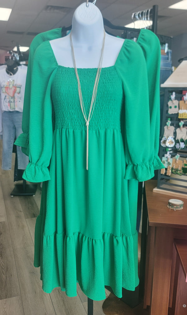 Tiers To The Season Midi Dress