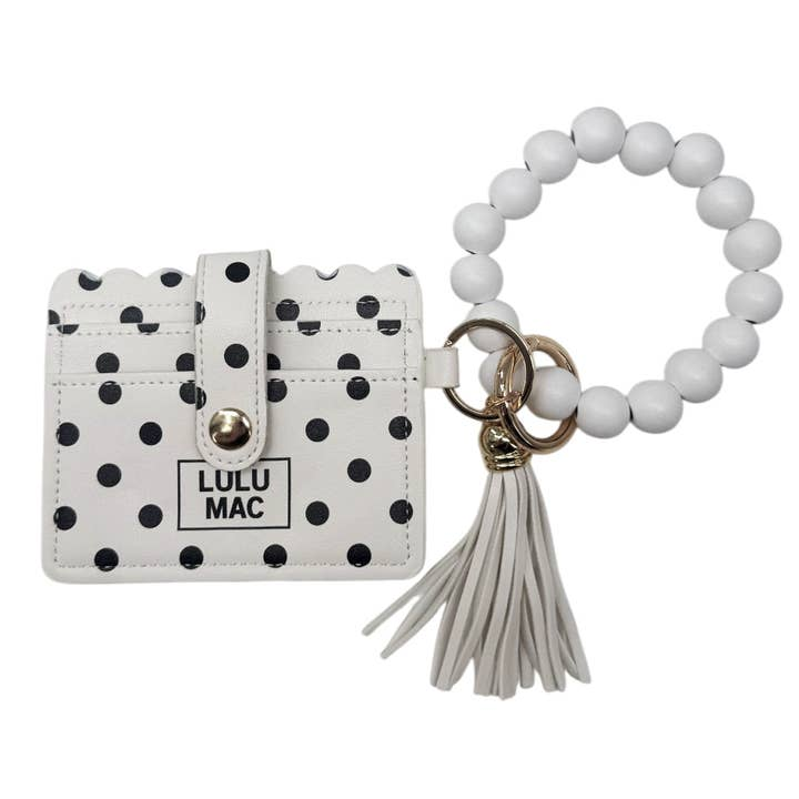 Lulu Beaded ID Wristlet