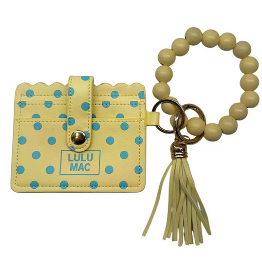 Lulu Beaded ID Wristlet