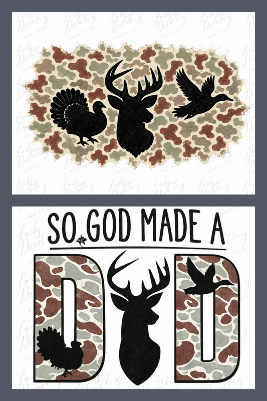 So God Made A Dad Design Set