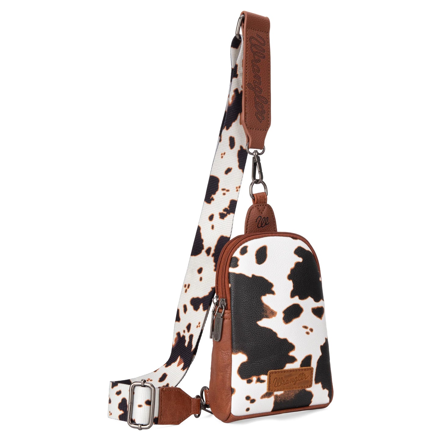 Wrangler Cow Crossbody Sling Bag