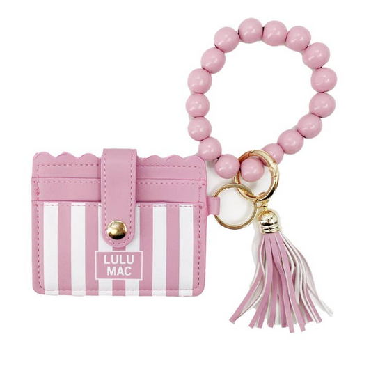 Lulu Beaded ID Wristlet