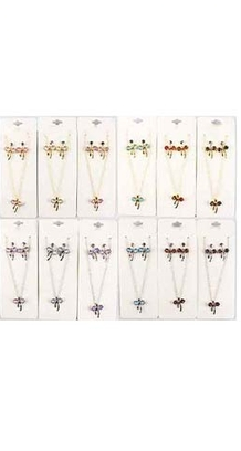 Bow Pendant Set