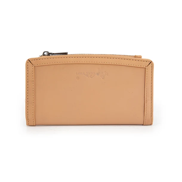 Genuine Leather Tooled Bi-Fold Wallet