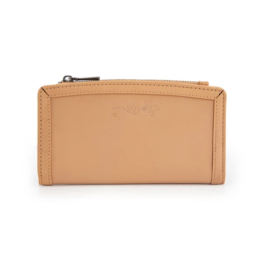 Genuine Leather Tooled Bi-Fold Wallet