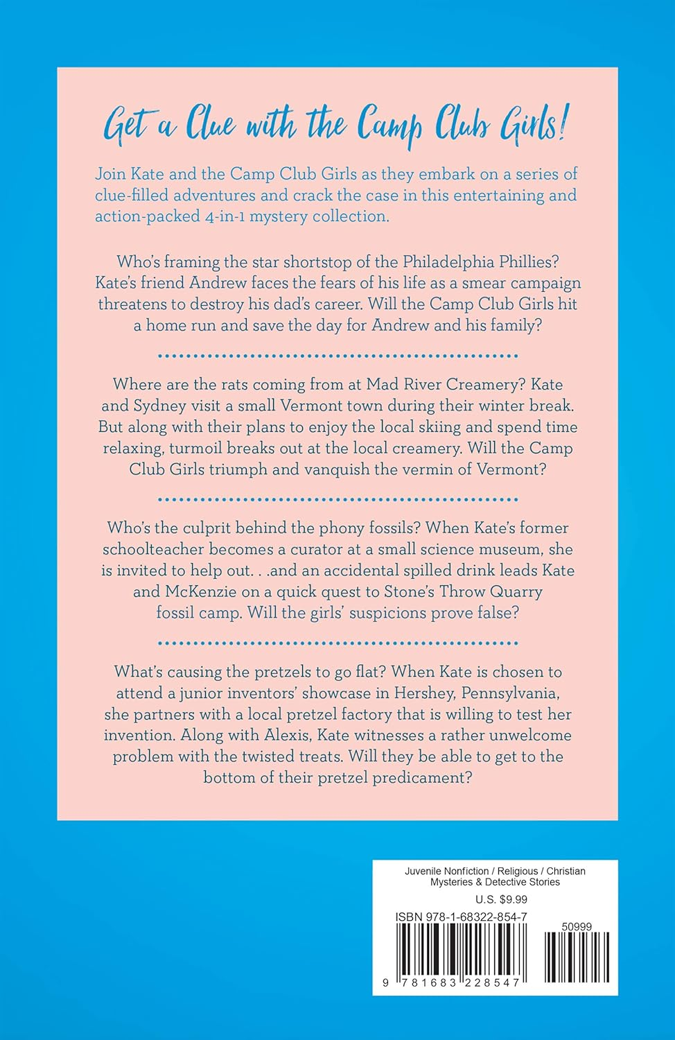 Kate (Camp Club Girls) Book