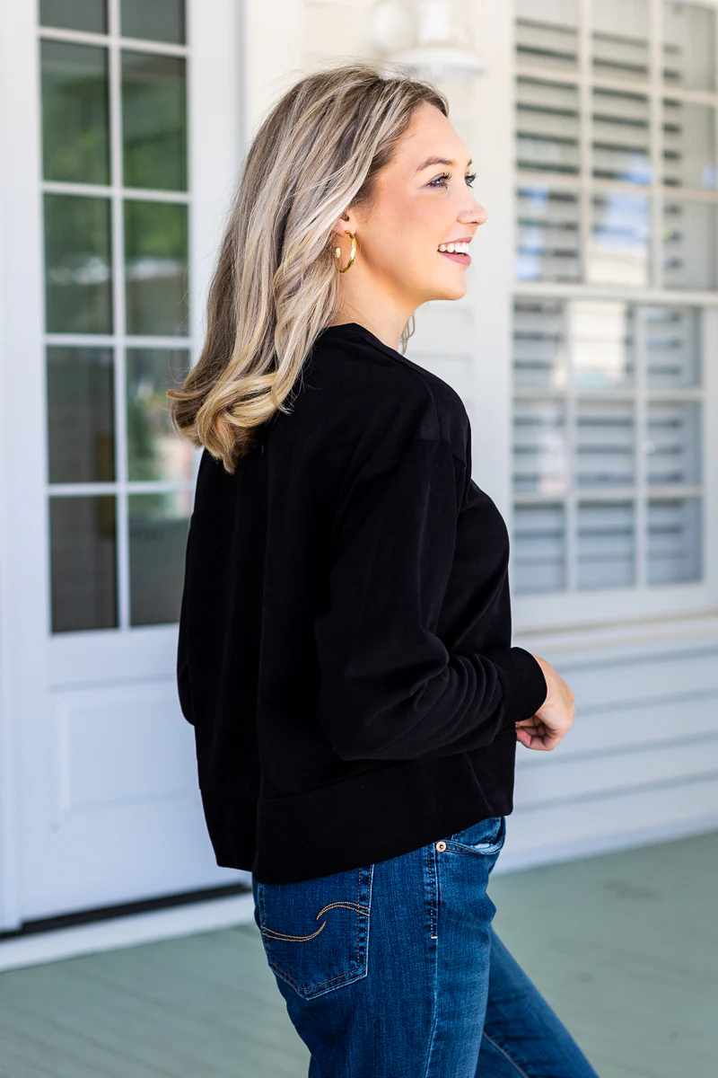 Striking Crop Sweatshirt
